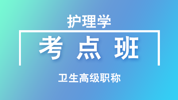 卫生高级职称：护理学（副高）【考点班直播回看】-陈燕