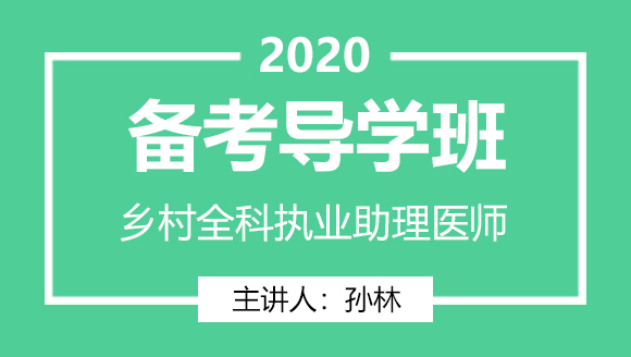 乡村全科执业助理医师【备考导学班直播回看】-孙林