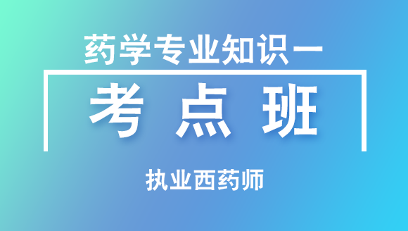 执业西药师：药学专业知识一【考点班直播回看】-陆景
