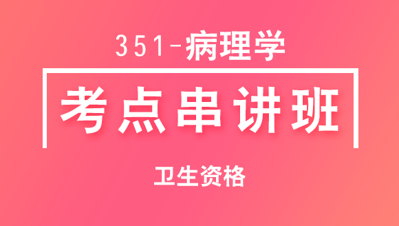 351-病理学-专业知识&专业实践能力【考点串讲班直播回看】-叶姝（五星推荐）