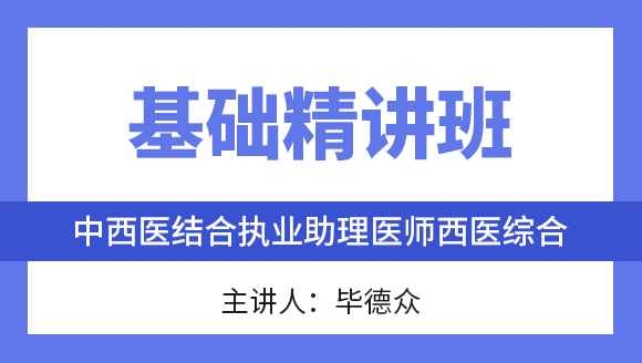 综合笔试：西医综合【基础精讲班】-毕德众&张正