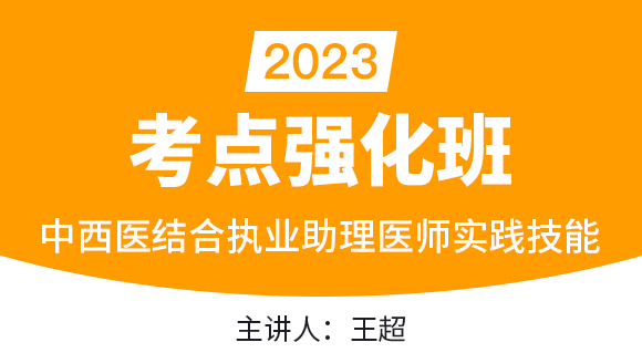 中西医结合执业助理医师：实践技能【考点强化班直播回看】-王超
