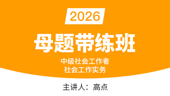 社会工作实务【母题带练班】-高点