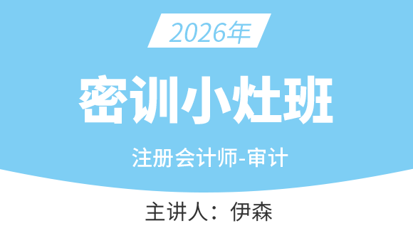 2026年审计【密训小灶班】-伊森