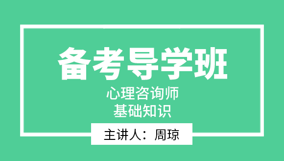 心理咨询师：基础知识（补充教材）【备考导学班】-周琼