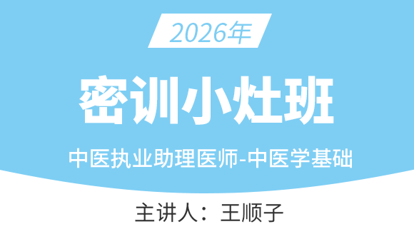 中医执业助理医师：中医学基础【密训小灶班】-王顺子