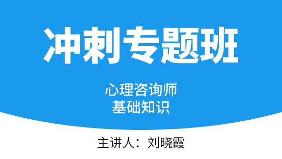 心理咨询师：基础知识【冲刺专题班】-刘晓霞