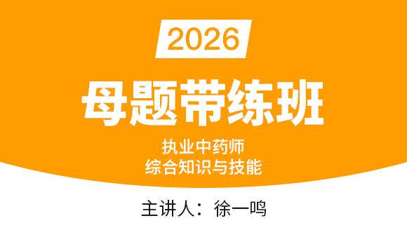 2026年综合知识与技能【母题带练班】-徐一鸣