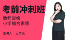 教师资格：小学综合素质【考前冲刺班】-王华燕