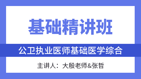 综合笔试：基础医学综合【基础精讲班】-大殷老师&张哲