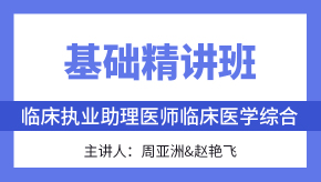 综合笔试：临床医学综合【基础精讲班】-周亚洲&赵艳飞&张正