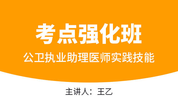 公卫执业助理医师：实践技能【考点强化班直播回看】-王乙