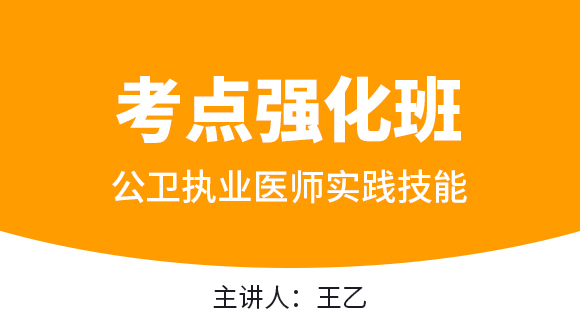 公卫执业医师：实践技能【考点强化班直播回看】-王乙