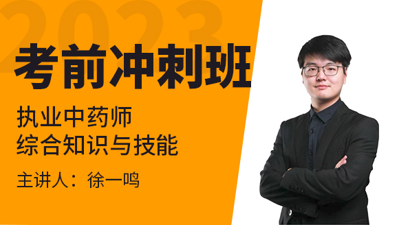 2023年综合知识与技能【考前冲刺班】-徐一鸣