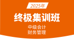 2025年财务管理【终极集训班】