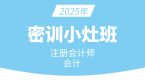 2025年会计【密训小灶班】