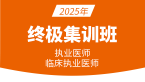 2025年临床执业医师【终极集训班】