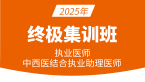 2025年中西医结合执业助理医师【终极集训班】