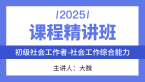 2025年社会工作综合能力【课程精讲班】-大魏