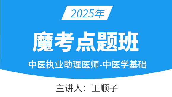 中医执业助理医师：中医学基础【魔考点题班】-王顺子