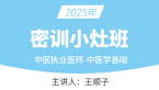 2025年中医执业医师：中医学基础【密训小灶班】-王顺子