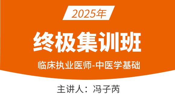 临床执业医师：中医学基础【终极集训班】-冯子芮