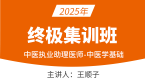 2025年中医执业助理医师：中医学基础【终极集训班】-王顺子