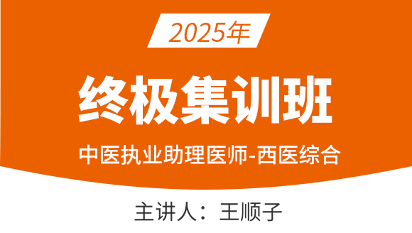 中医执业助理医师：西医综合【终极集训班】-王顺子