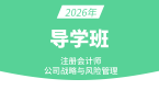 2026年公司战略风险【导学班】-费善峰