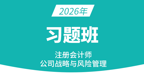 公司战略风险【习题班】-费善峰