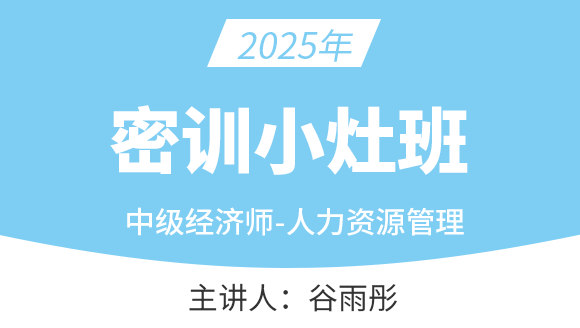 人力资源管理【密训小灶班】-谷雨彤