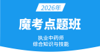 2026年综合知识与技能【魔考点题班】