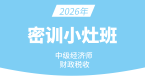 2026年财政税收【密训小灶班】