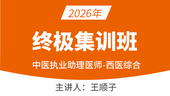 中医执业助理医师：西医综合【终极集训班】-王顺子