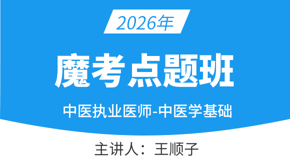 中医执业医师：中医学基础【魔考点题班】-王顺子
