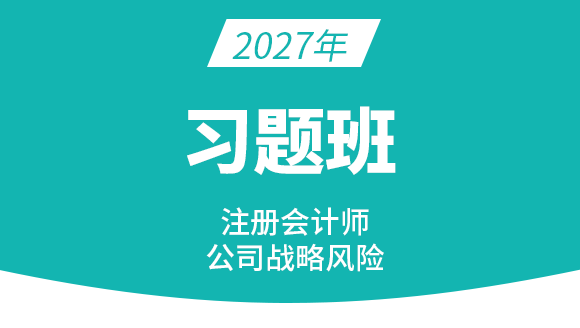 公司战略风险【习题班】-费善峰
