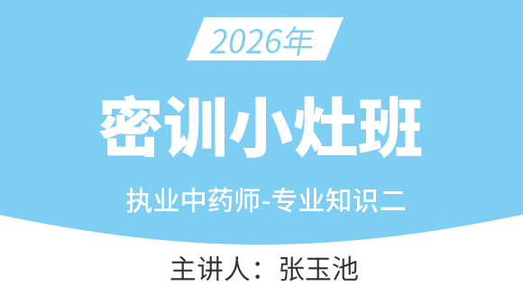专业知识（二）【密训小灶班】-张玉池